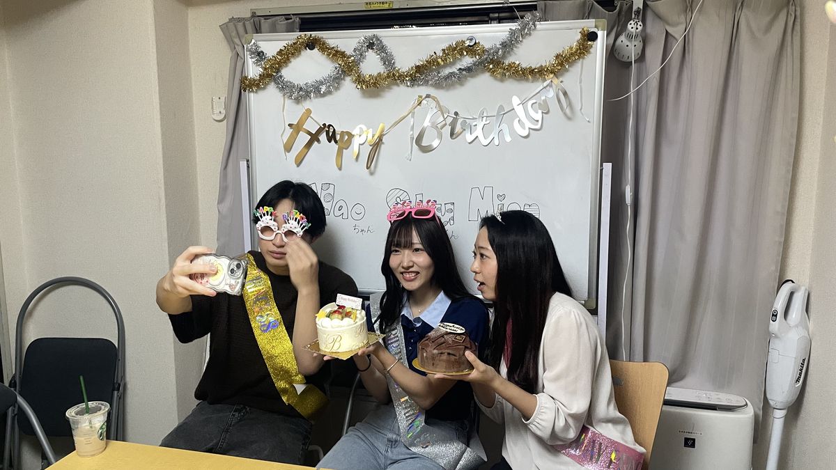 お祝いの様子