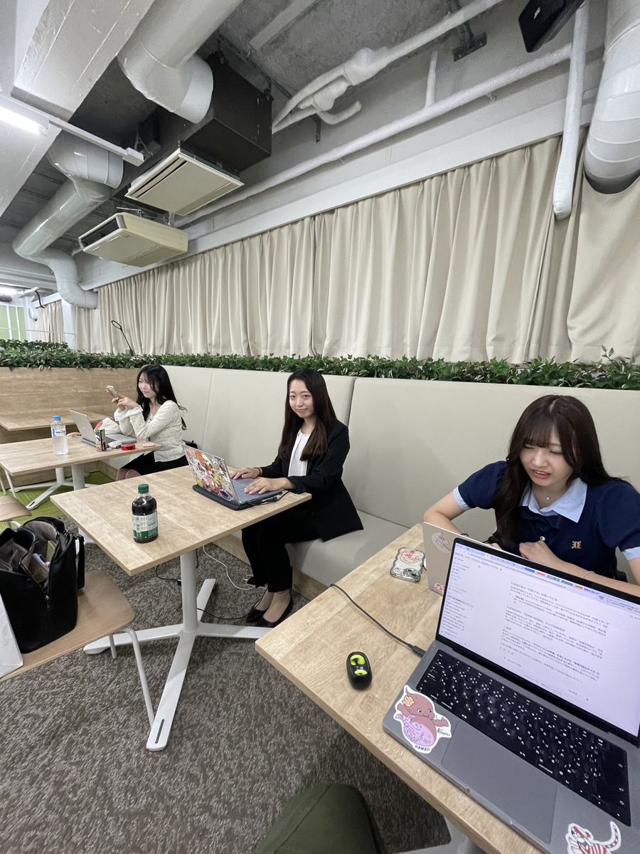 作業の様子